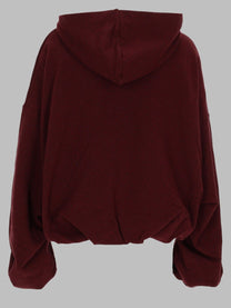 Dries Van Noten Women's Felpa in Cotone Con Zip Red