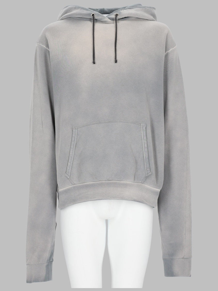 Maison Margiela Men's Felpa in Cotone Grey