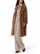 S MAX MARA Women's Jersey Cotton Technical Sweatshirt Beige, view 2