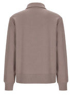 S MAX MARA Women's Jersey Cotton Technical Sweatshirt Beige, view 4