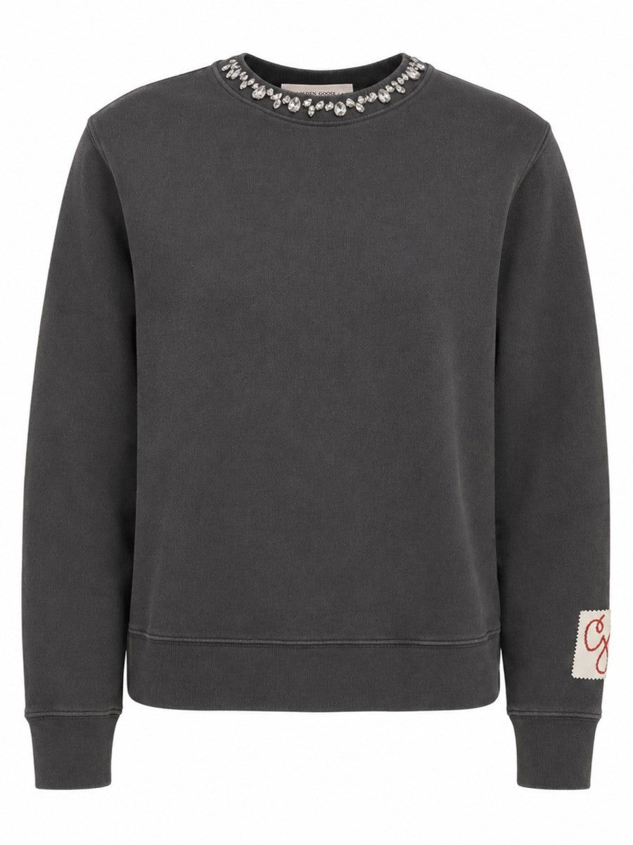 Golden Goose Women's Felpa in Jersey Grey