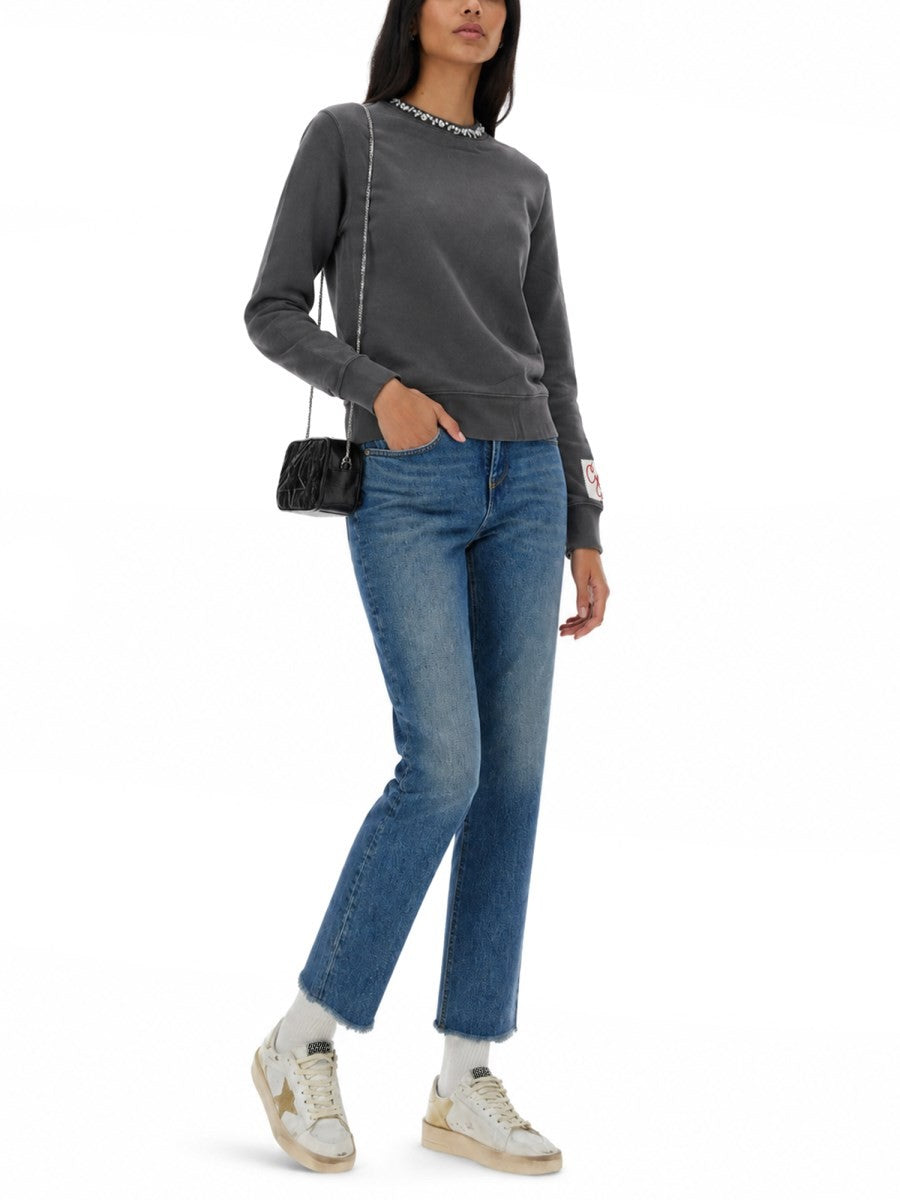Golden Goose Women's Felpa in Jersey Grey
