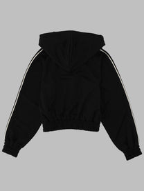 Michael Kors Women's Felpa in Piqué Con Zip Black