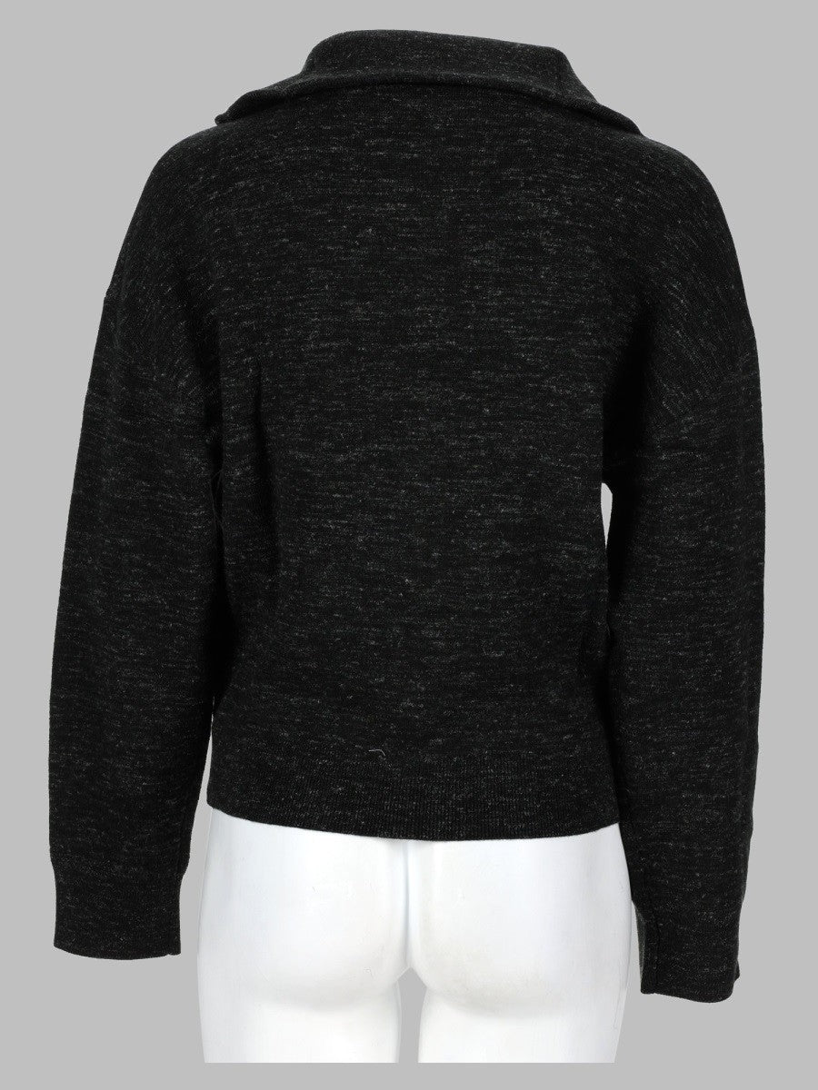 Isabel Marant Étoile Women's Felpa Koxy Con Zip Black