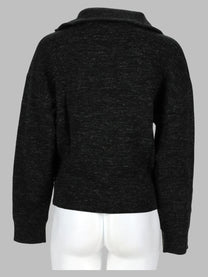 Isabel Marant Étoile Women's Felpa Koxy Con Zip Black