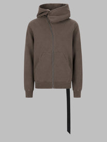 DRKSHDW Men's Felpa Mountain Con Cappuccio Grey