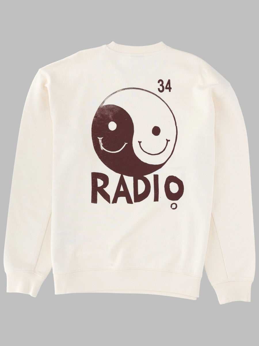 Ps By Paul Smith Men's Felpa Oversize Con Stampa White