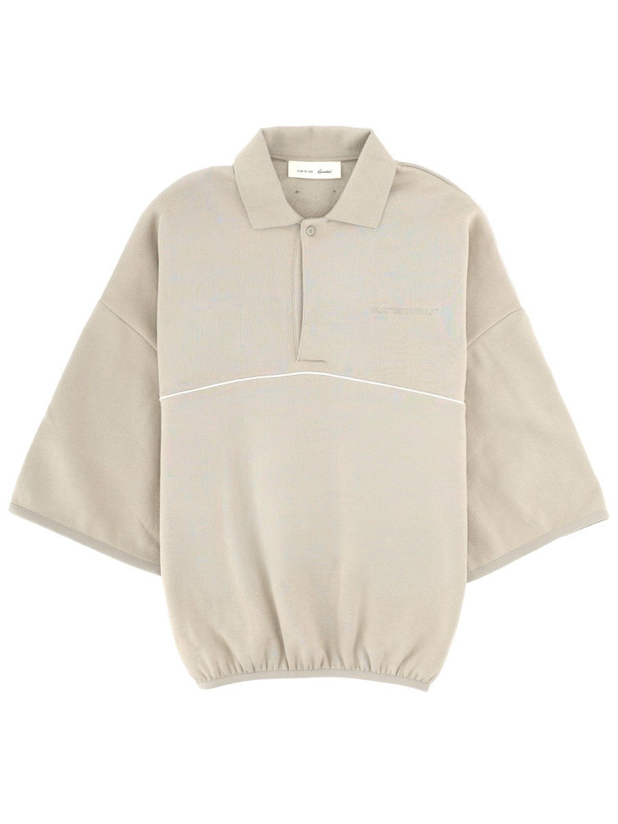 Fear of God ESSENTIALS Men's Felpa Polo Active Trace Grey