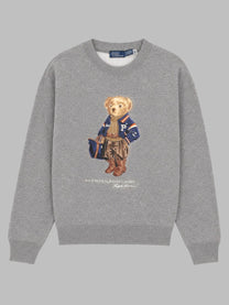 Polo Ralph Lauren Women's Felpa Polo Bear Grey