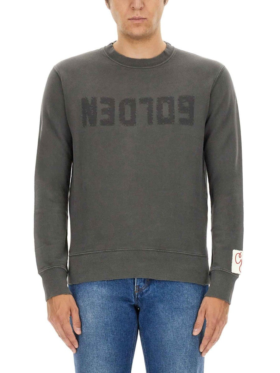 Golden Goose Men's Felpa Regular Fit Grey