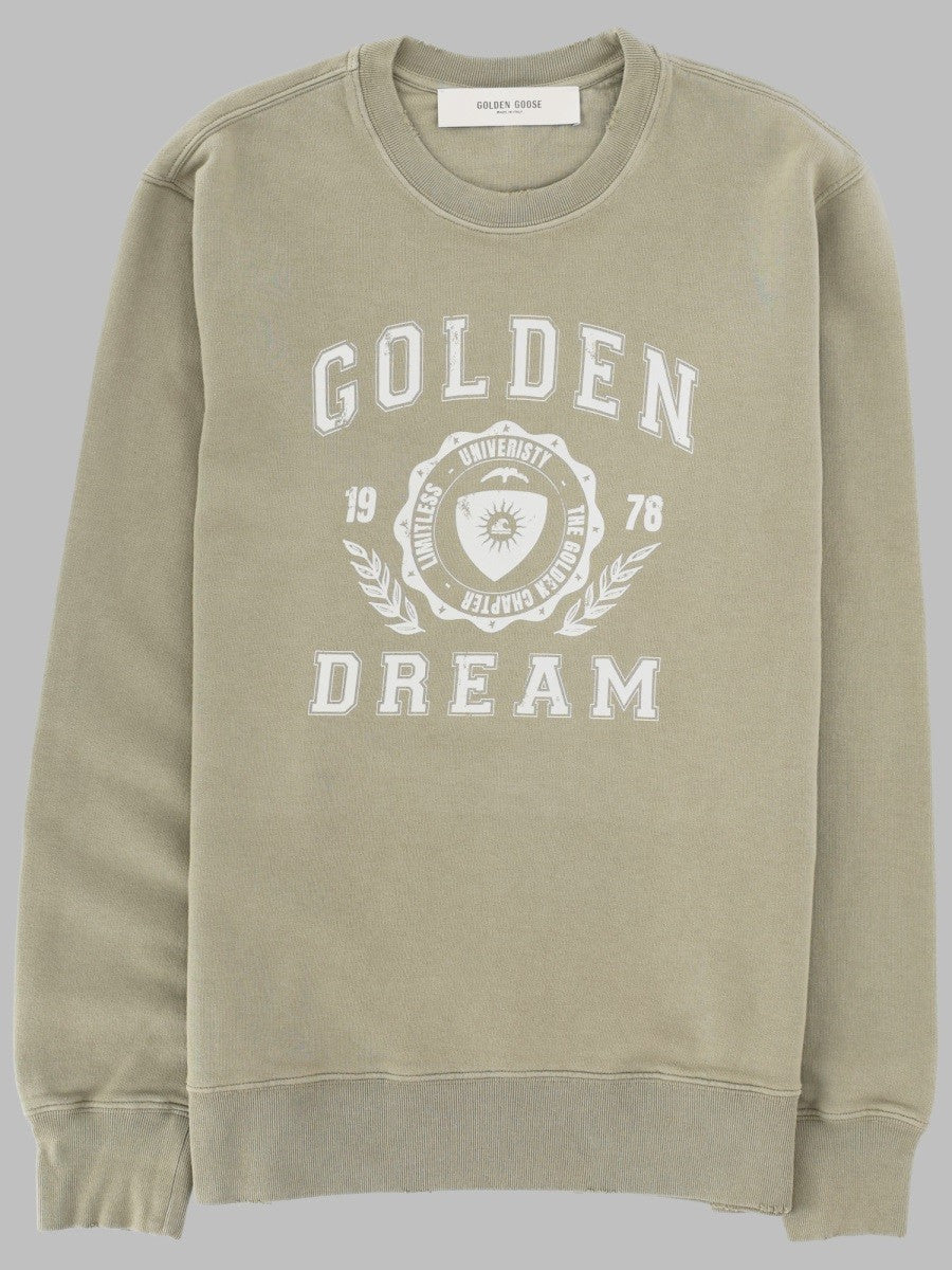 Golden Goose Men's Felpa Regular Fit Beige