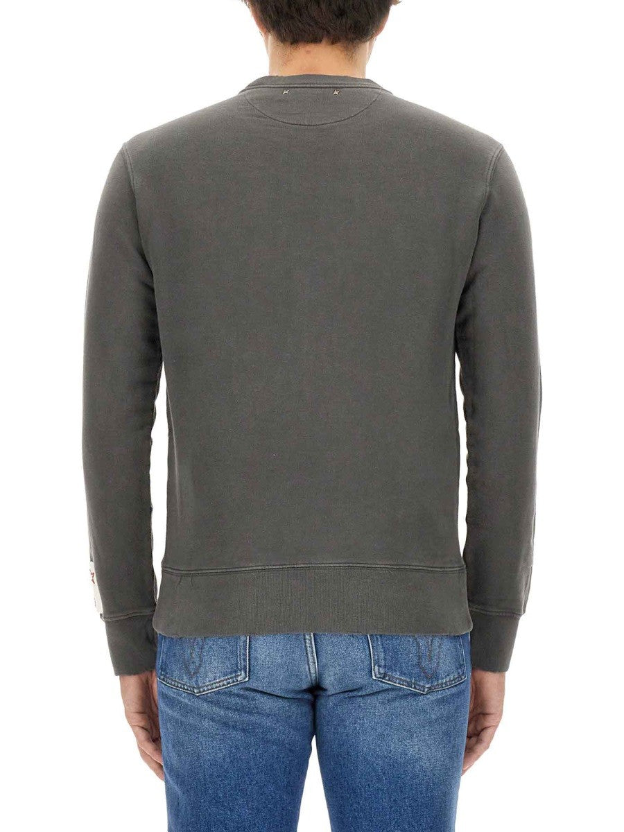 Golden Goose Men's Felpa Regular Fit Grey