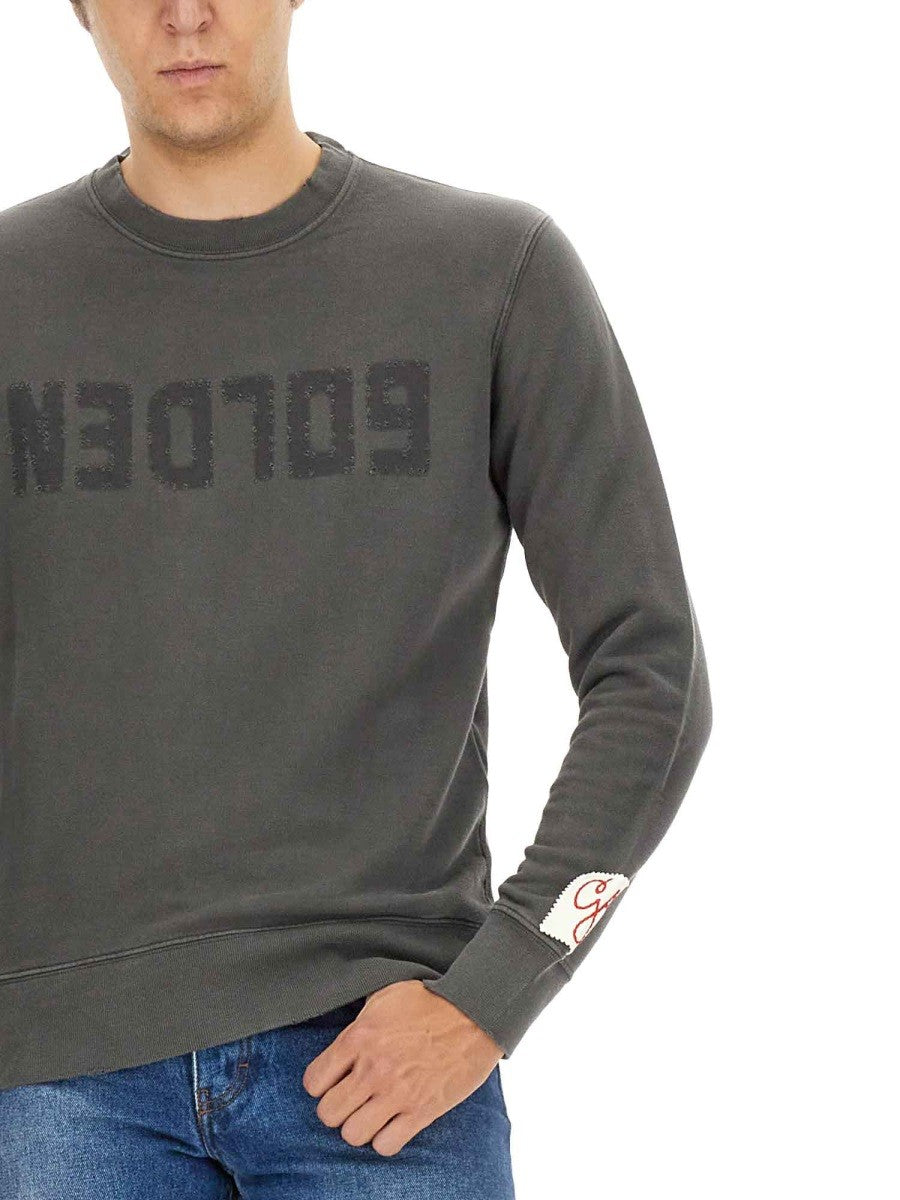 Golden Goose Men's Felpa Regular Fit Grey