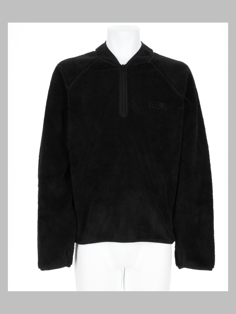 MM6 Maison Margiela Men's Felpa Reversibile Con Zip Black