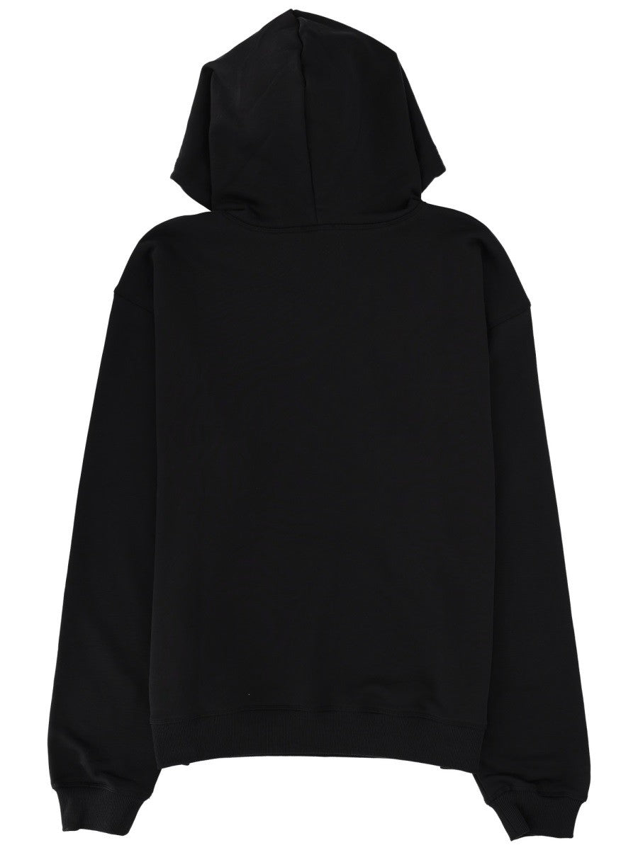 Diesel Men's Felpa Norm Hood Iod Black