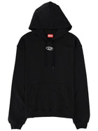 Diesel Men's Norm Hood Iod Sweatshirt Black