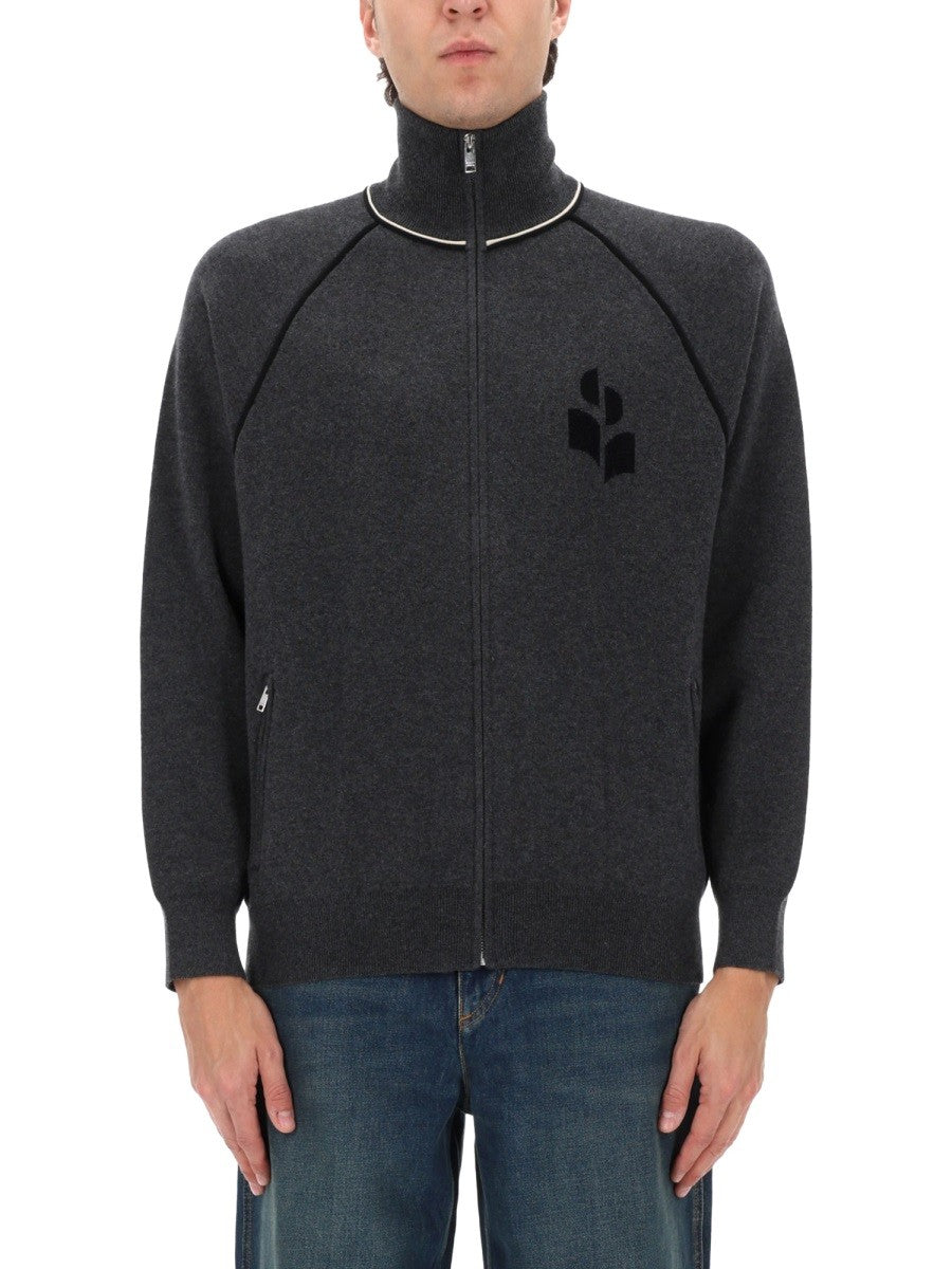 ISABEL MARANT Men's Felpa Sergio Con Grey