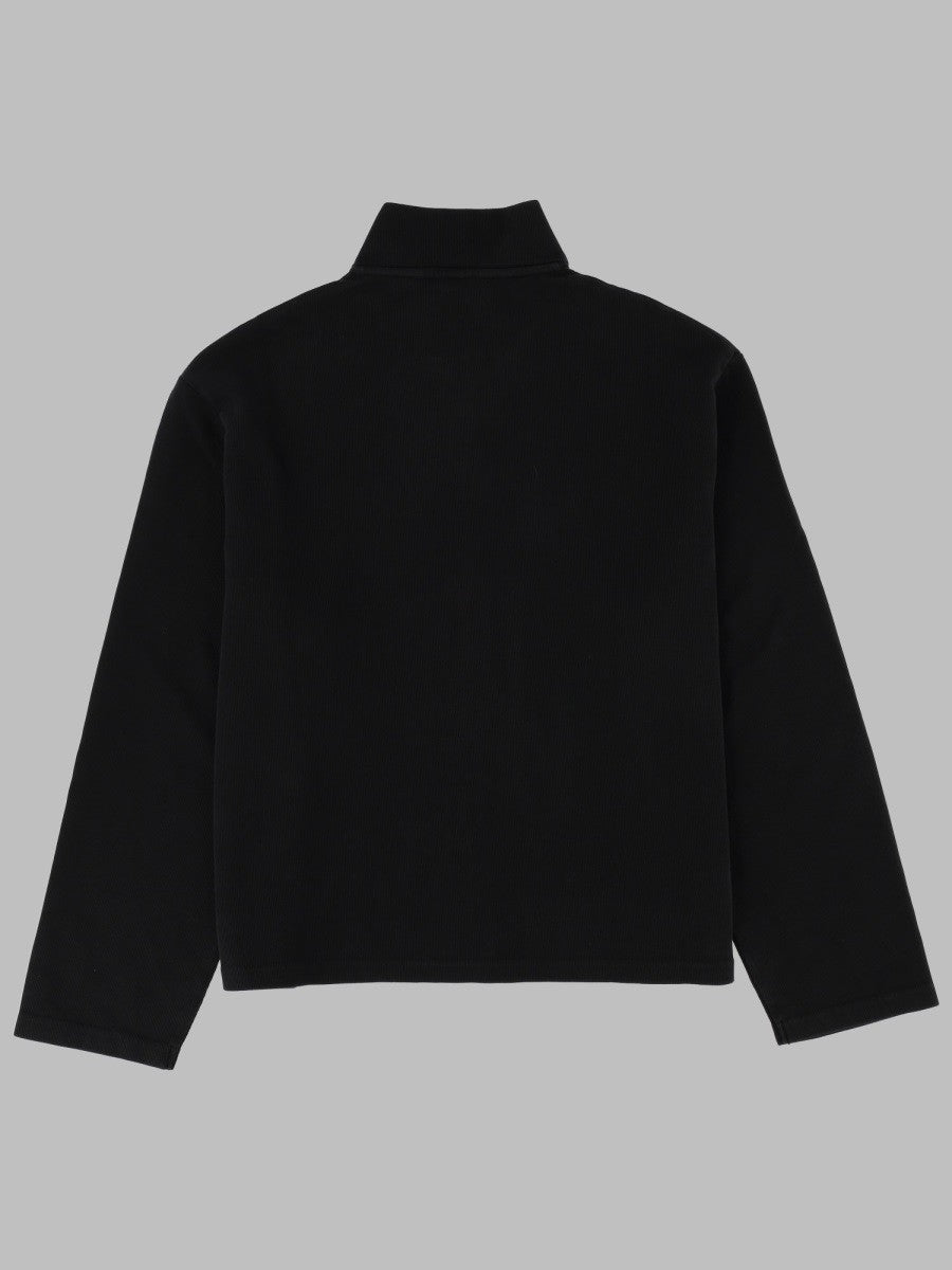 Our Legacy Men's Felpa Shrunken Con Zip Black