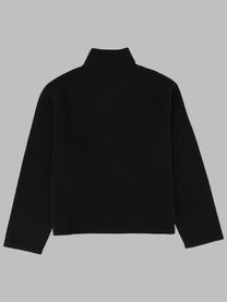 Our Legacy Men's Felpa Shrunken Con Zip Black