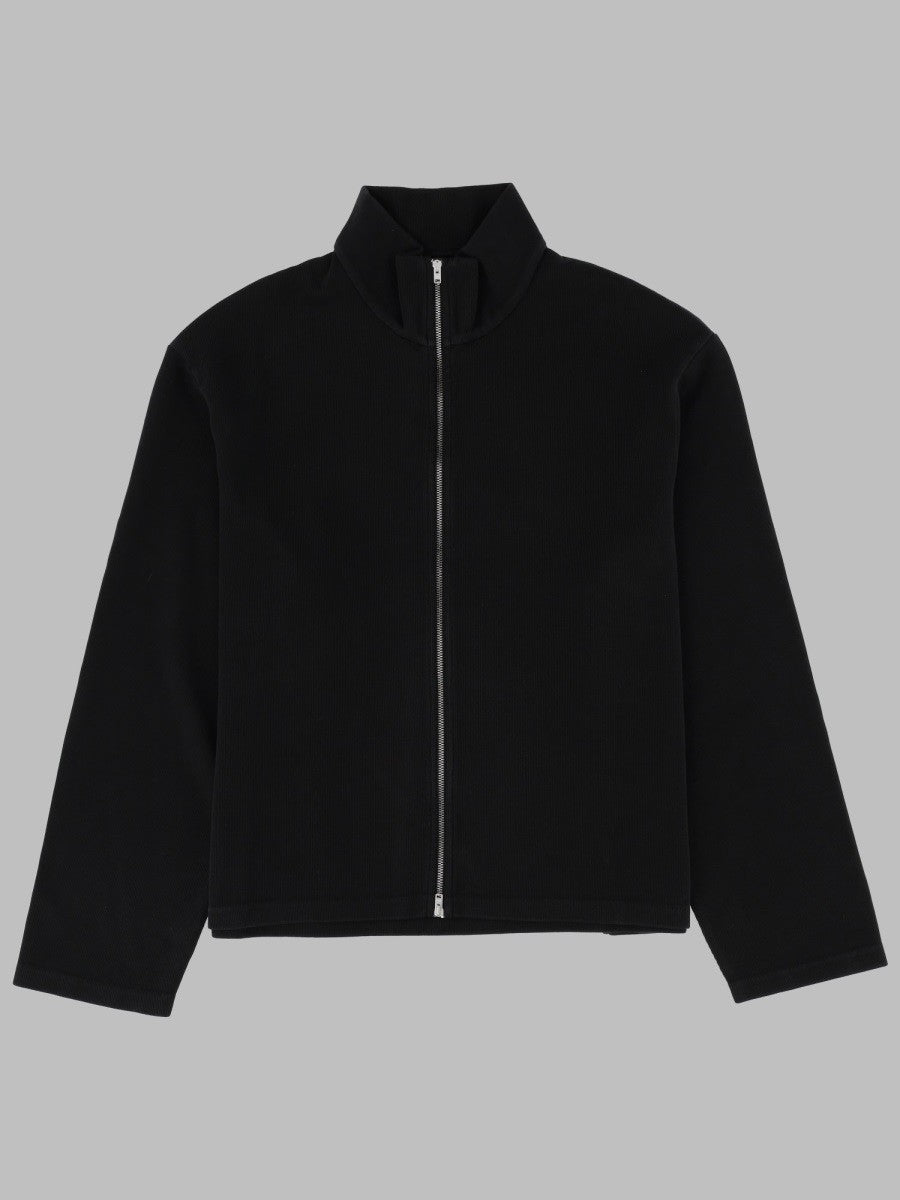 Our Legacy Men's Felpa Shrunken Con Zip Black
