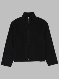 Our Legacy Men's Felpa Shrunken Con Zip Black