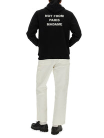 Drôle de Monsieur Men's Felpa Slogan Black