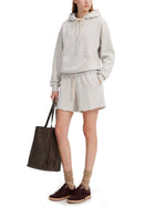 Golden Goose Women's Hooded Star Sweatshirt Grey