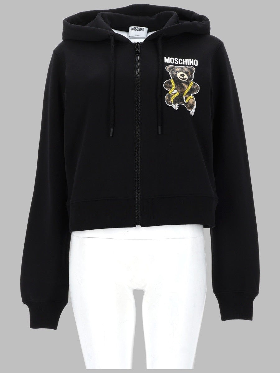 Moschino Women's Felpa Teddy Black