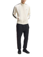 Fred Perry Men's Zip Tracksuit Sweatshirt White, view 2