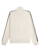 Fred Perry Men's Zip Tracksuit Sweatshirt White, view 4