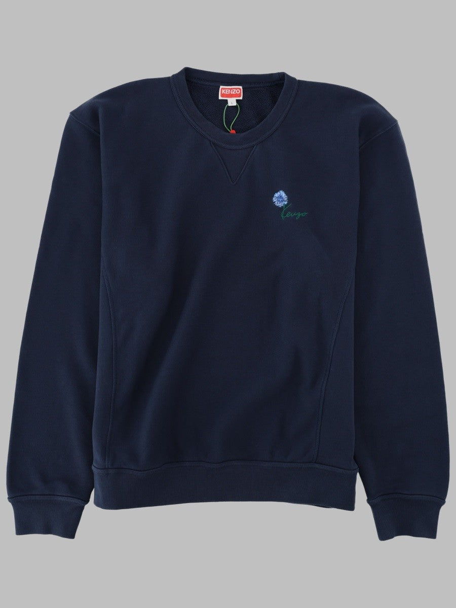 Kenzo Men's Felpa Tulip Blue