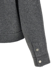 Guest In Residence Felt Bomber Jacket Grey, view 4