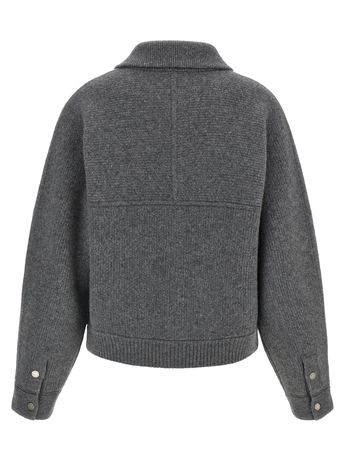 Guest In Residence Felt Bomber Jacket Grey, view 2