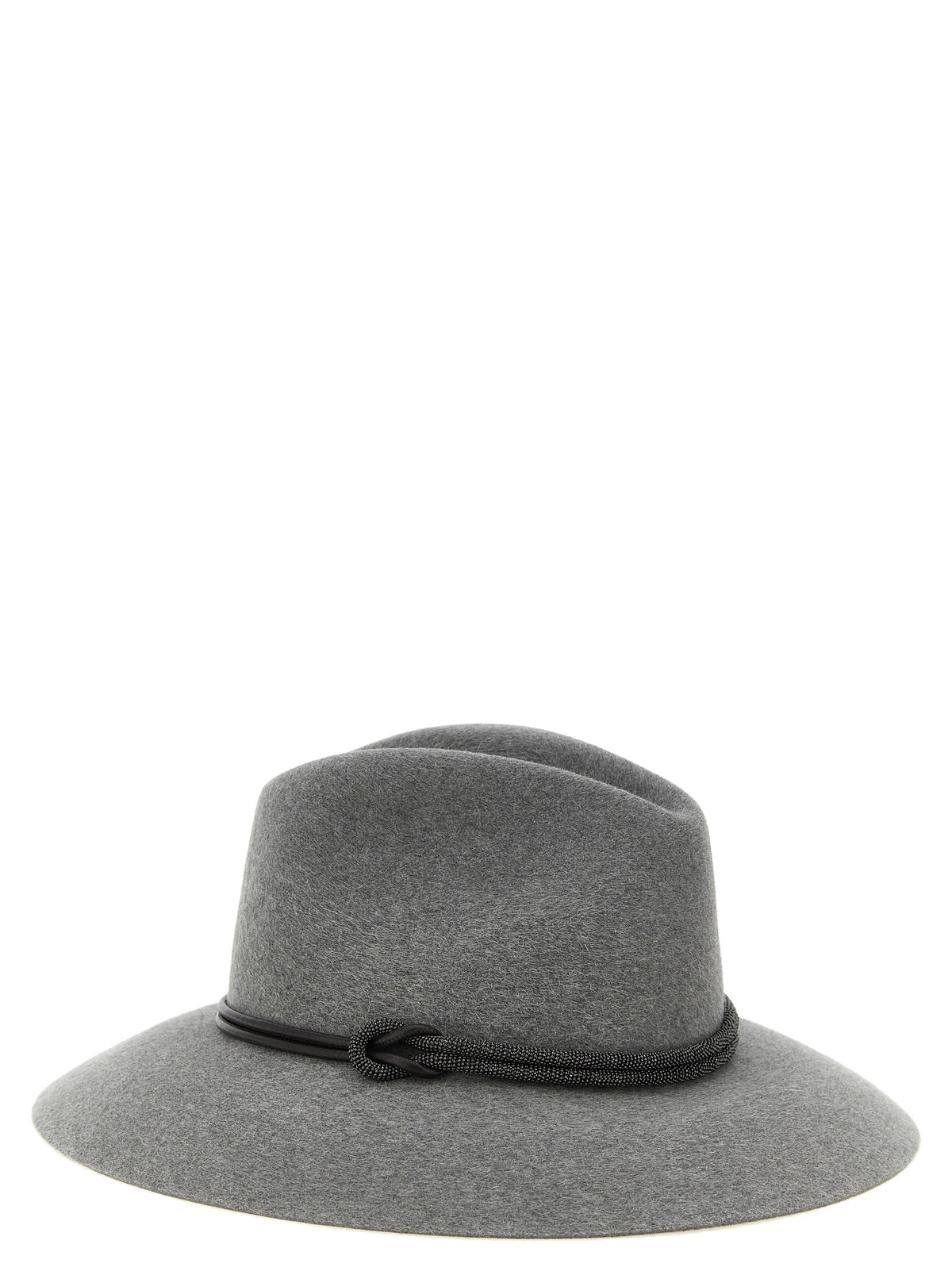 Brunello Cucinelli Felt Hat Grey, view 2