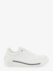 Fendi Men's Fender Leather Sneakers White