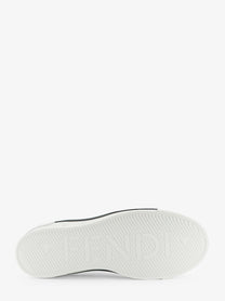 Fendi Men's Fender Leather Sneakers White