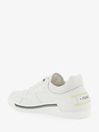 Fendi Men's Fender Leather Sneakers White