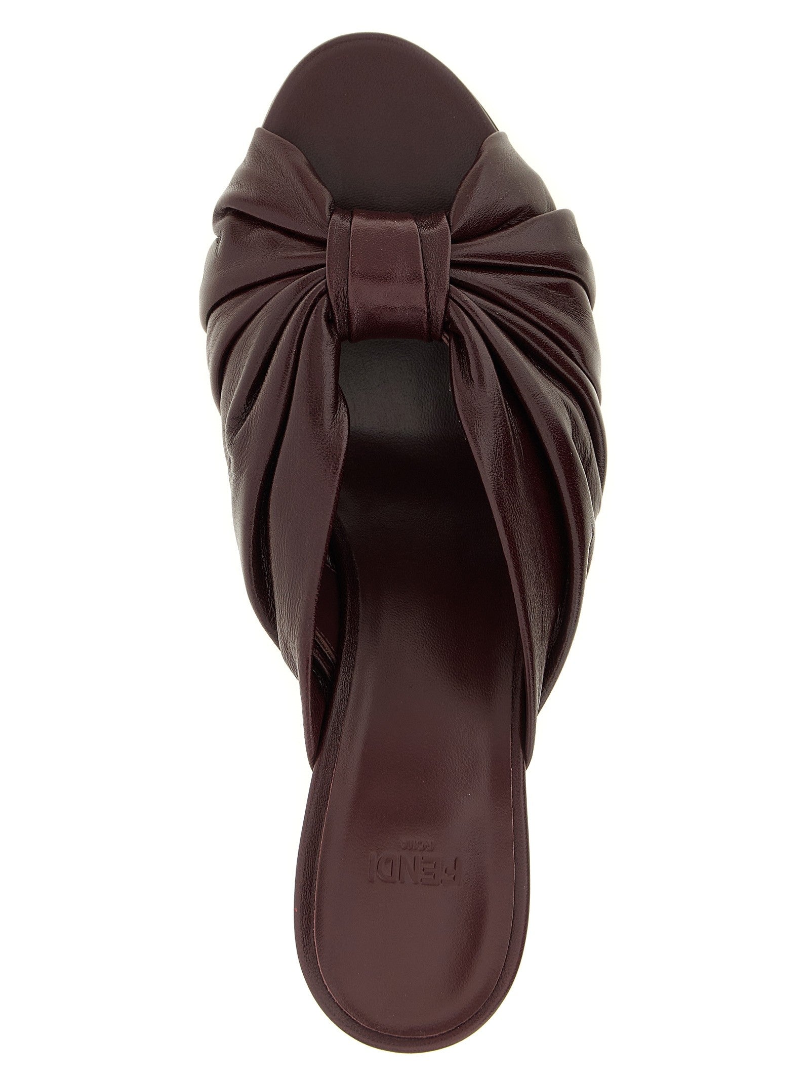 Fendi Fendi Arco Slides Red