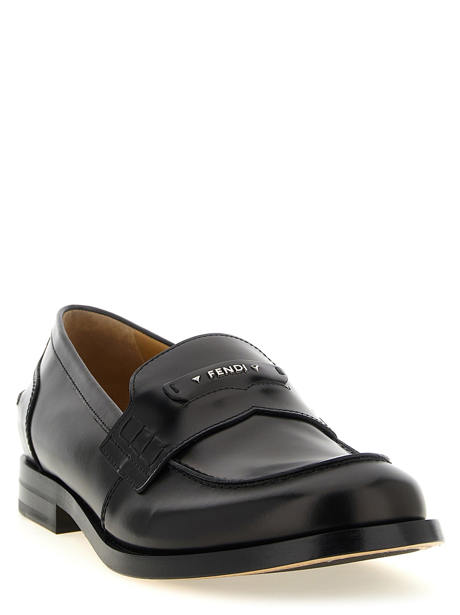 Fendi Fendi Ateneo Loafers Black