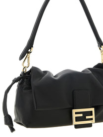 Fendi Baguette® Soft Media Handbag Black, view 3