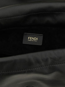 Fendi Baguette® Soft Media Handbag Black, view 4