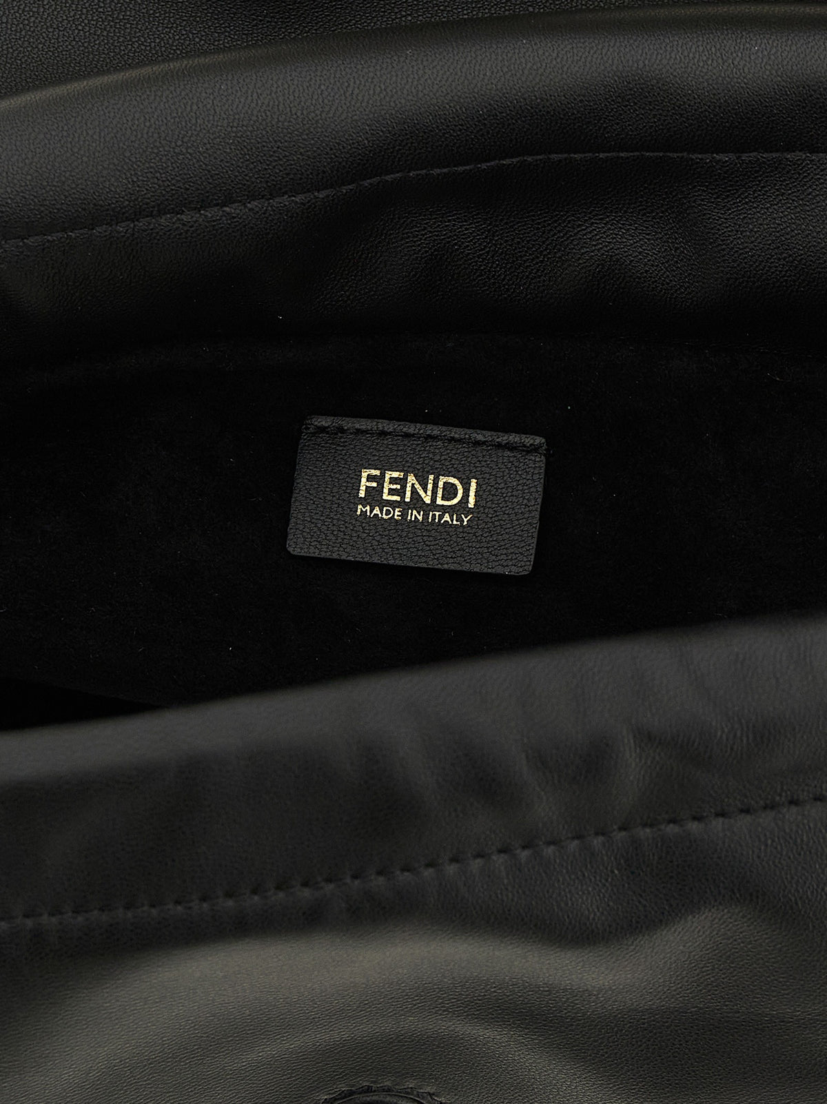 Fendi Baguette® Soft Media Handbag Black, view 4