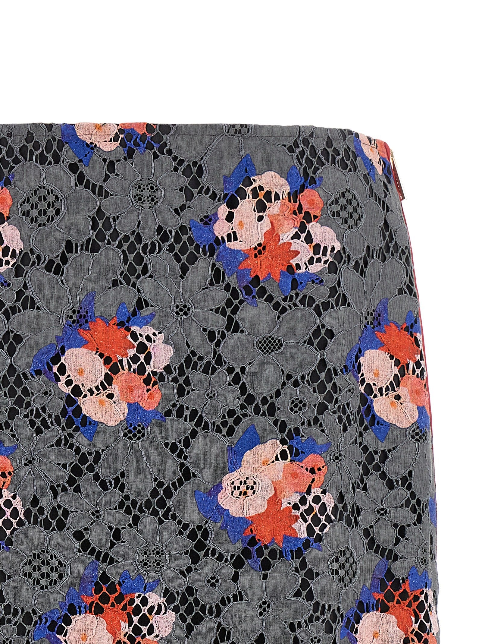 Fendi Fendi Bouquet Lace Skirt Grey