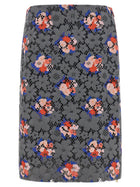 Fendi Fendi Bouquet Lace Skirt Grey