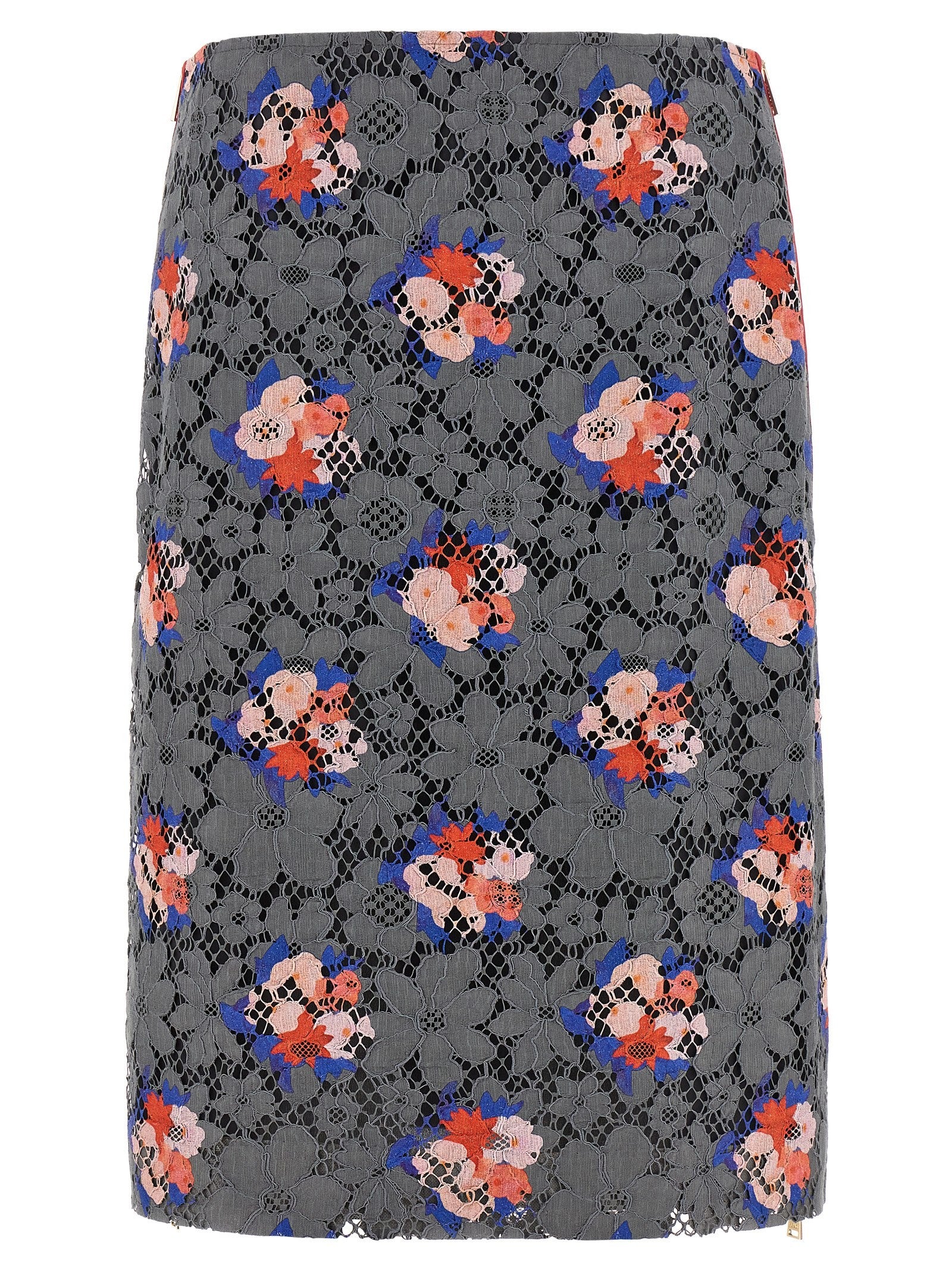 Fendi Fendi Bouquet Lace Skirt Grey