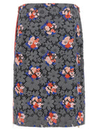 Fendi Fendi Bouquet Lace Skirt Grey, view 2