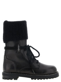 Fendi Fendi Commando Ankle Boots Black