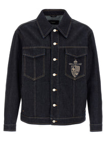 Fendi Fendi Crest Jacket Blue