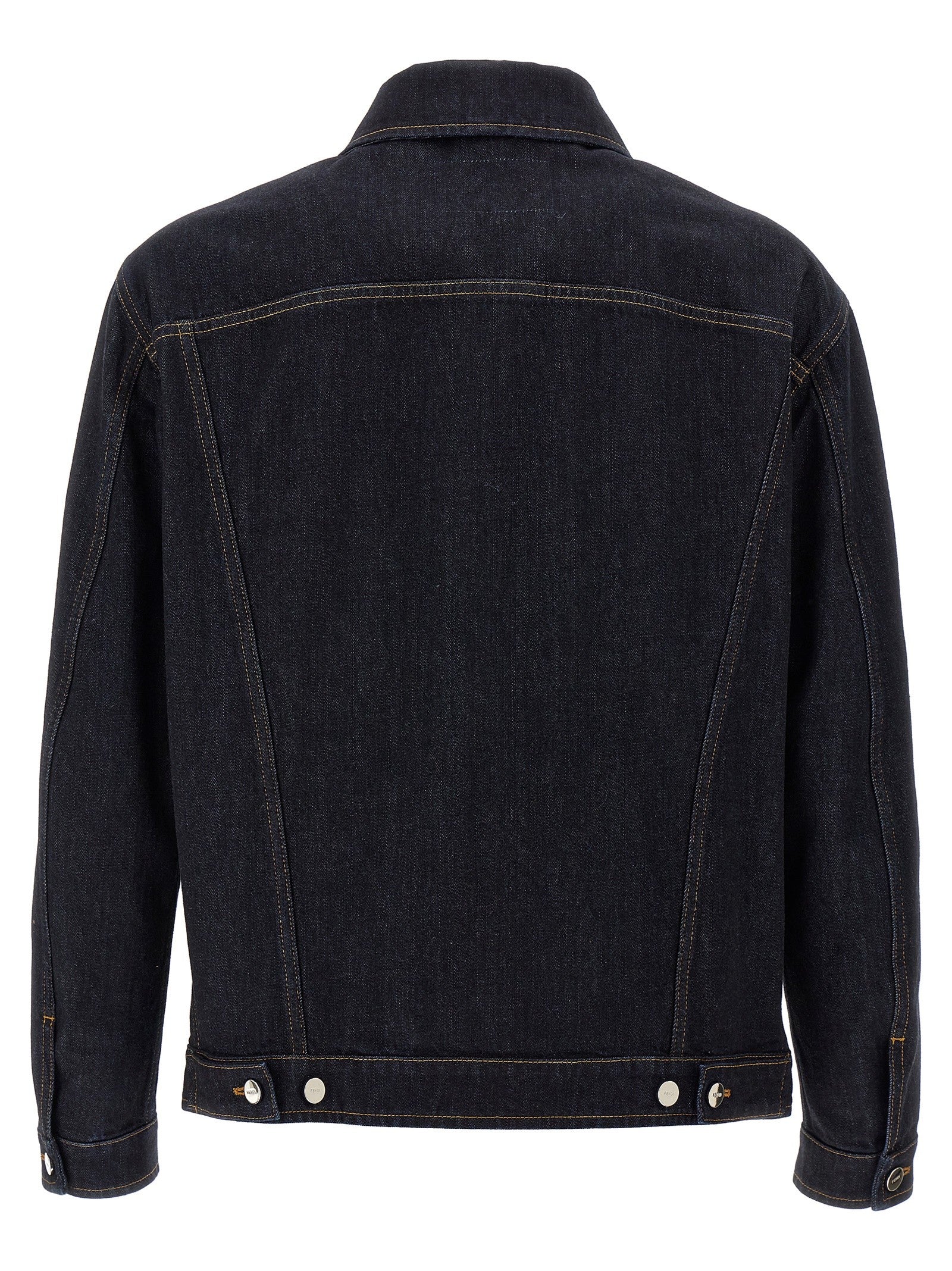Fendi Fendi Crest Jacket Blue
