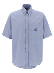 Fendi Fendi Crest Shirt Blue